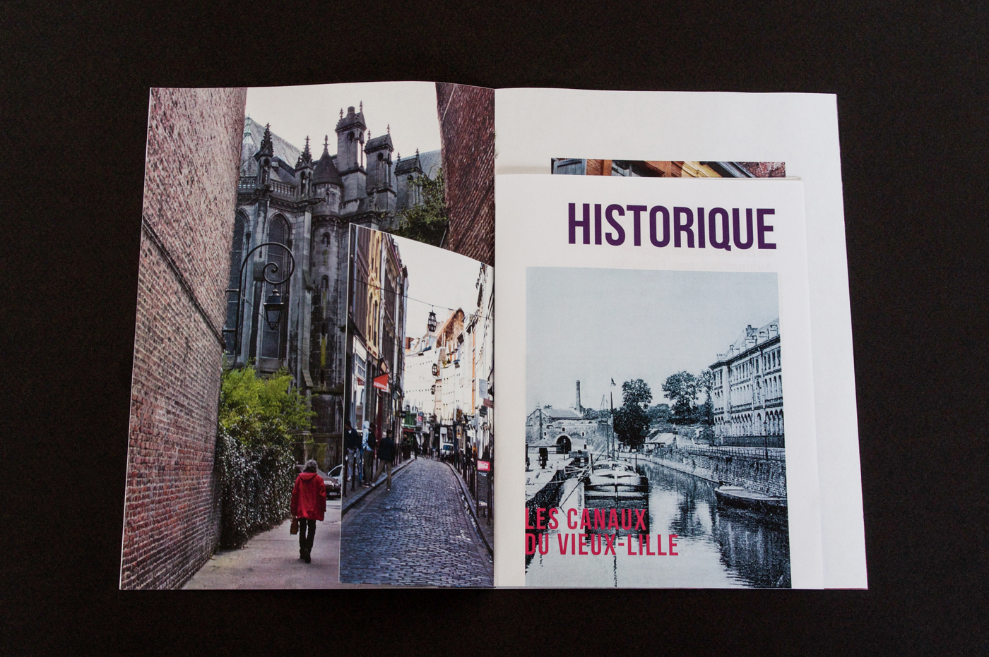 edition editorial design  book Booklet magazine fanzine vieux lille Photography  photos france