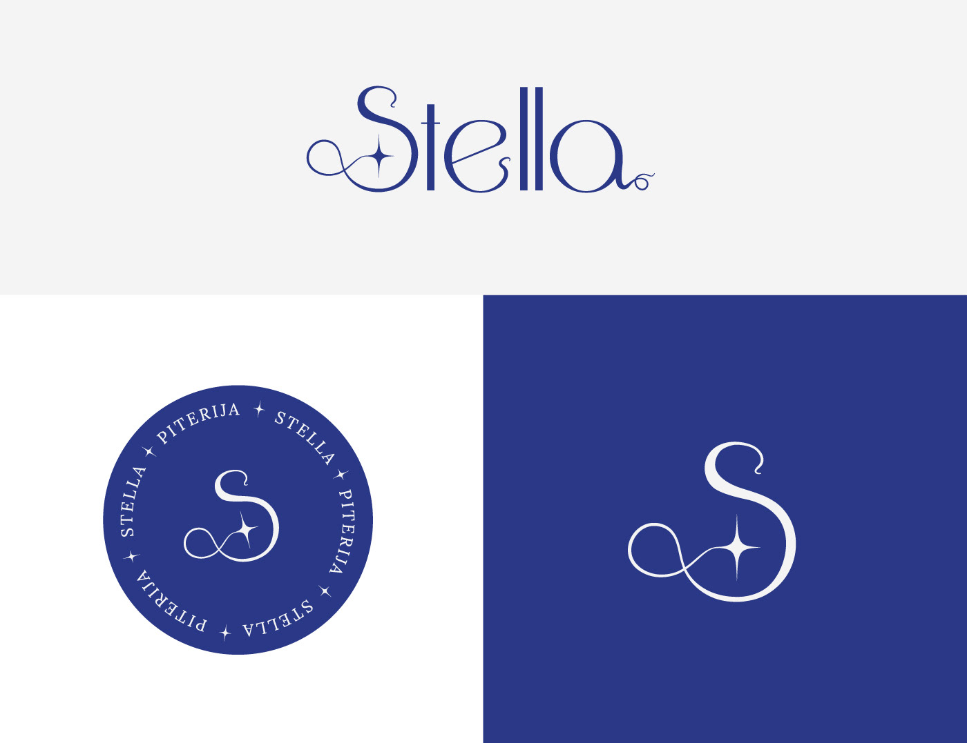 logo Stella bakery branding Logo visual identity star logo design star branding bakery branding bakery logo Cafe Logo Design