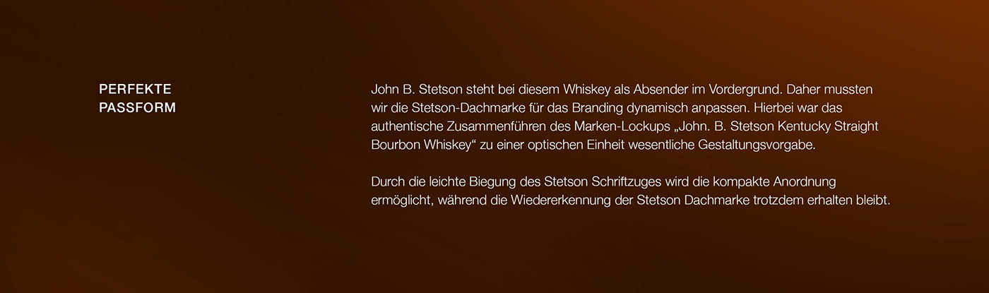 alcohol bottle bourbon branding  embossing packaging design product design  Spirits stetson Whiskey