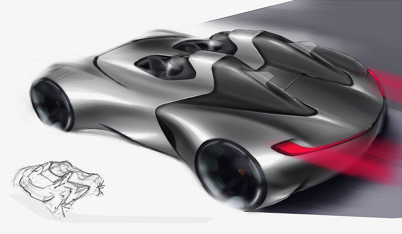 viscom future concept Transportation Design vision sketch doodle Render photoshop speedforms