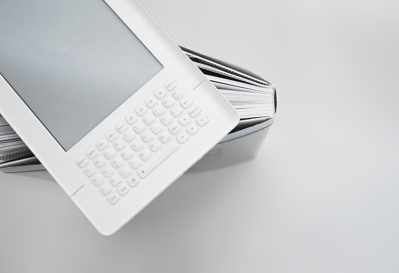ebook ux Interface dish grip detail keyboard Insight braun muji