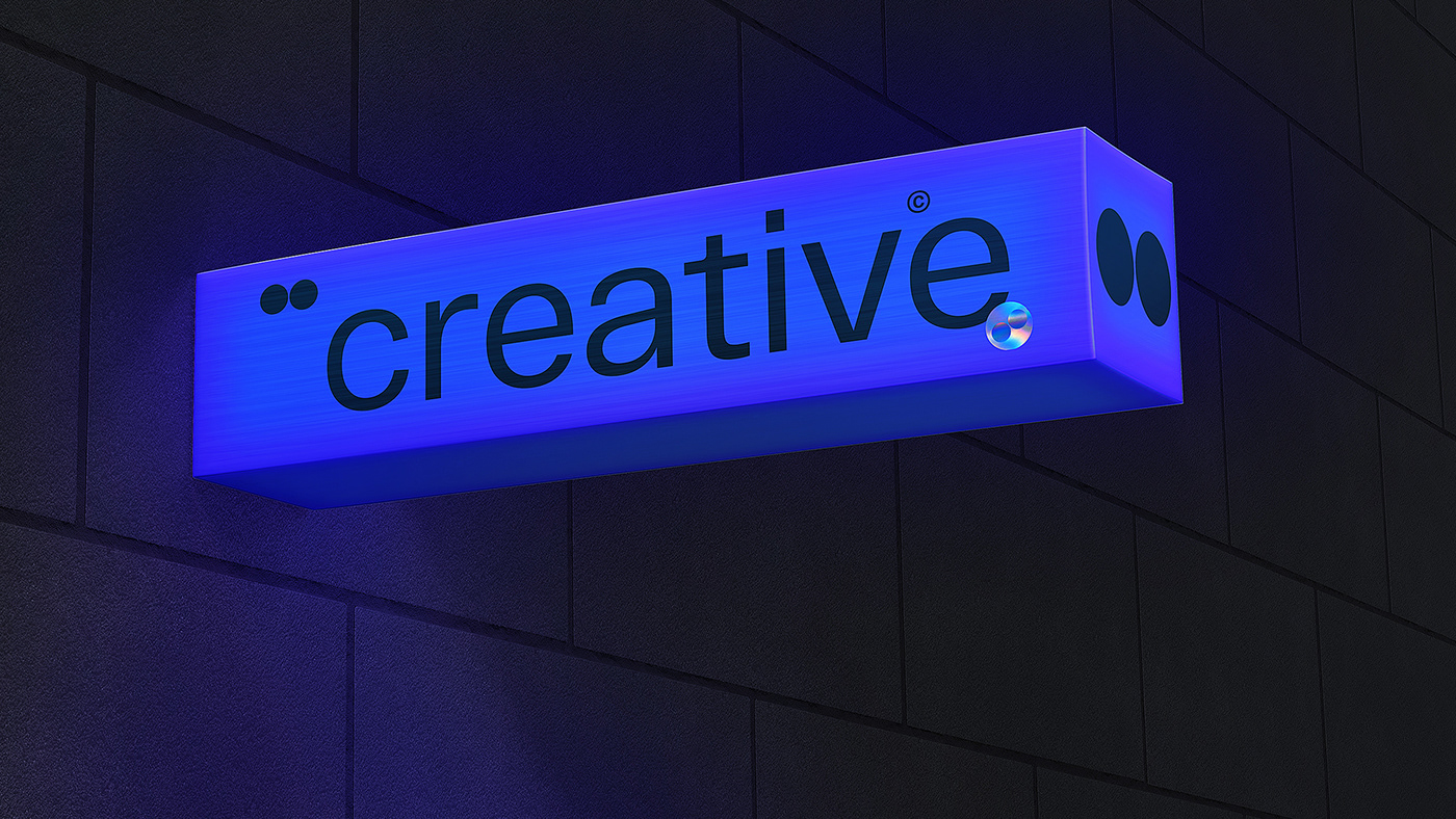 blue branding  clean creative dark digital Logotype Merch minimal Web