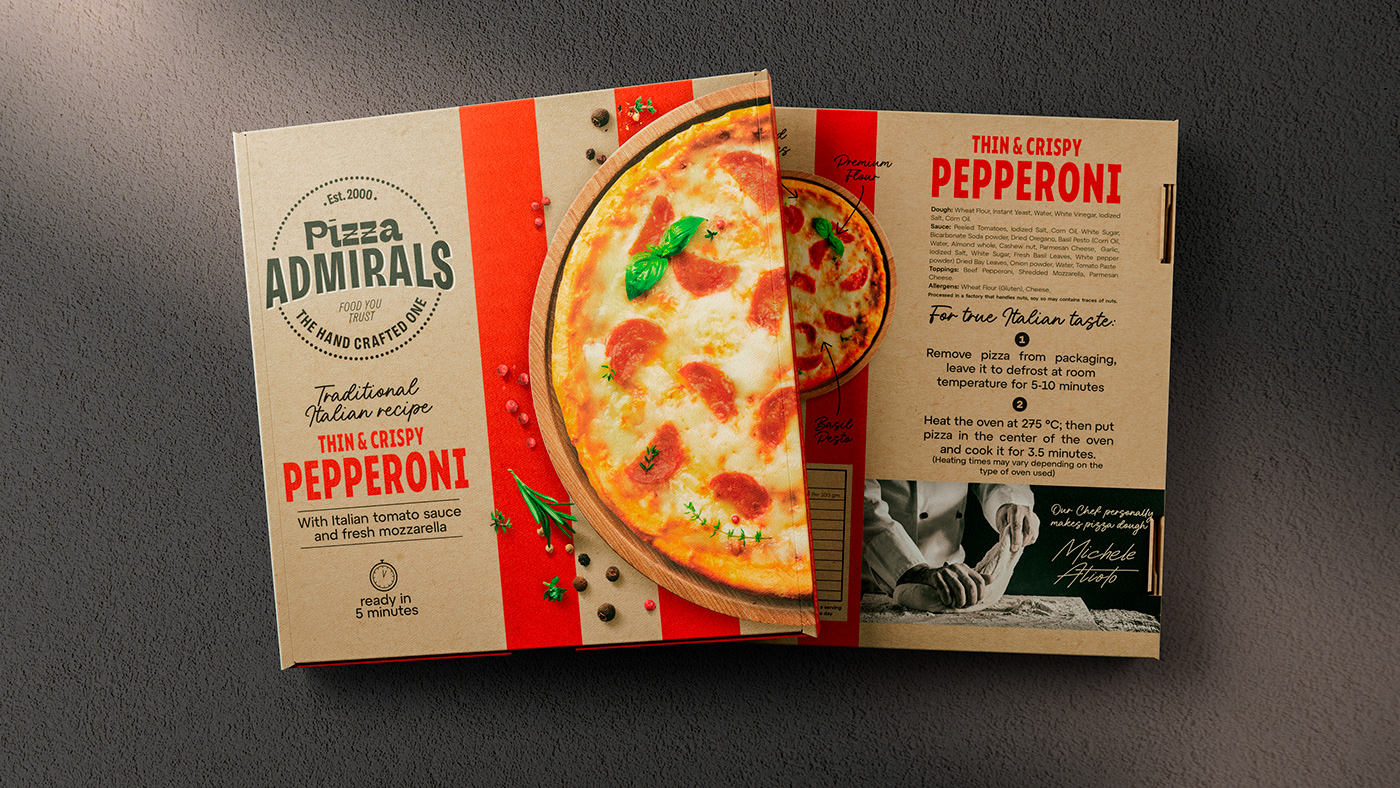 packaging design Logo Design Graphic Designer Brand Design Packaging Pizza Food  typography   identity brand