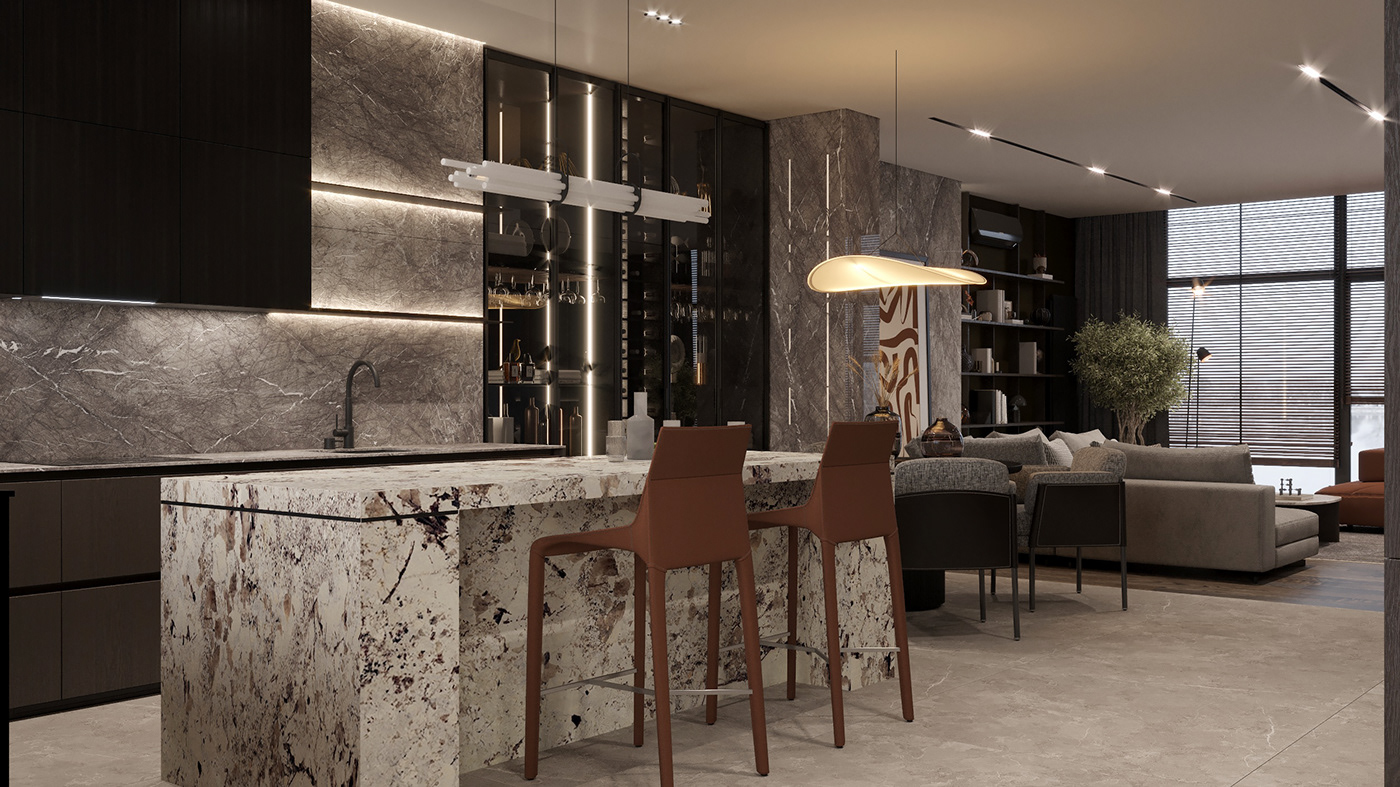 3ds max 3D 3D Visualization corona render  apartment design apartment interior design designer designs interior design 