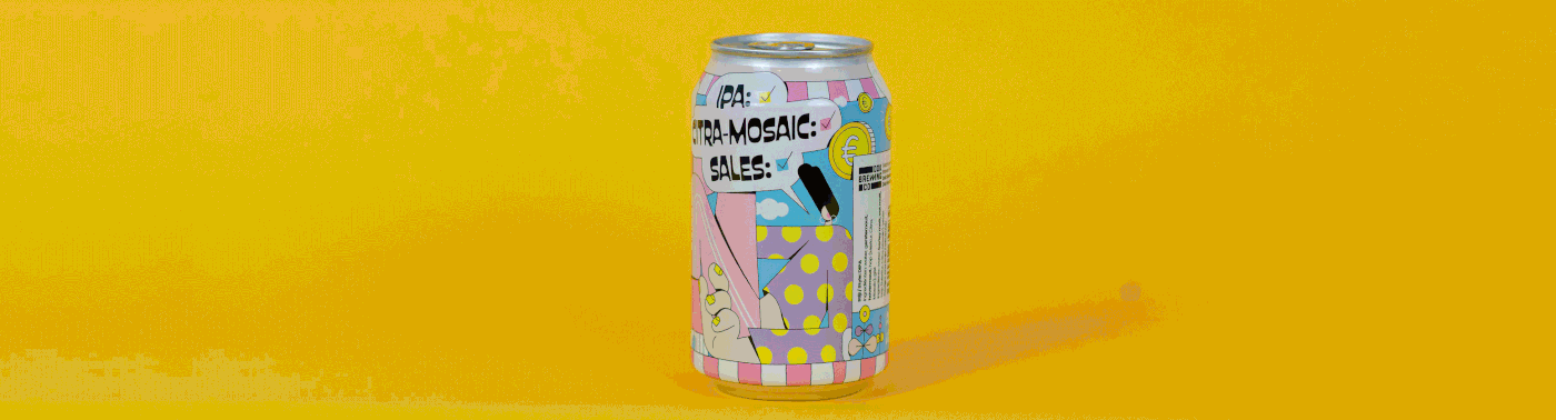 beer can Character colour design funky girl identity modern Packaging