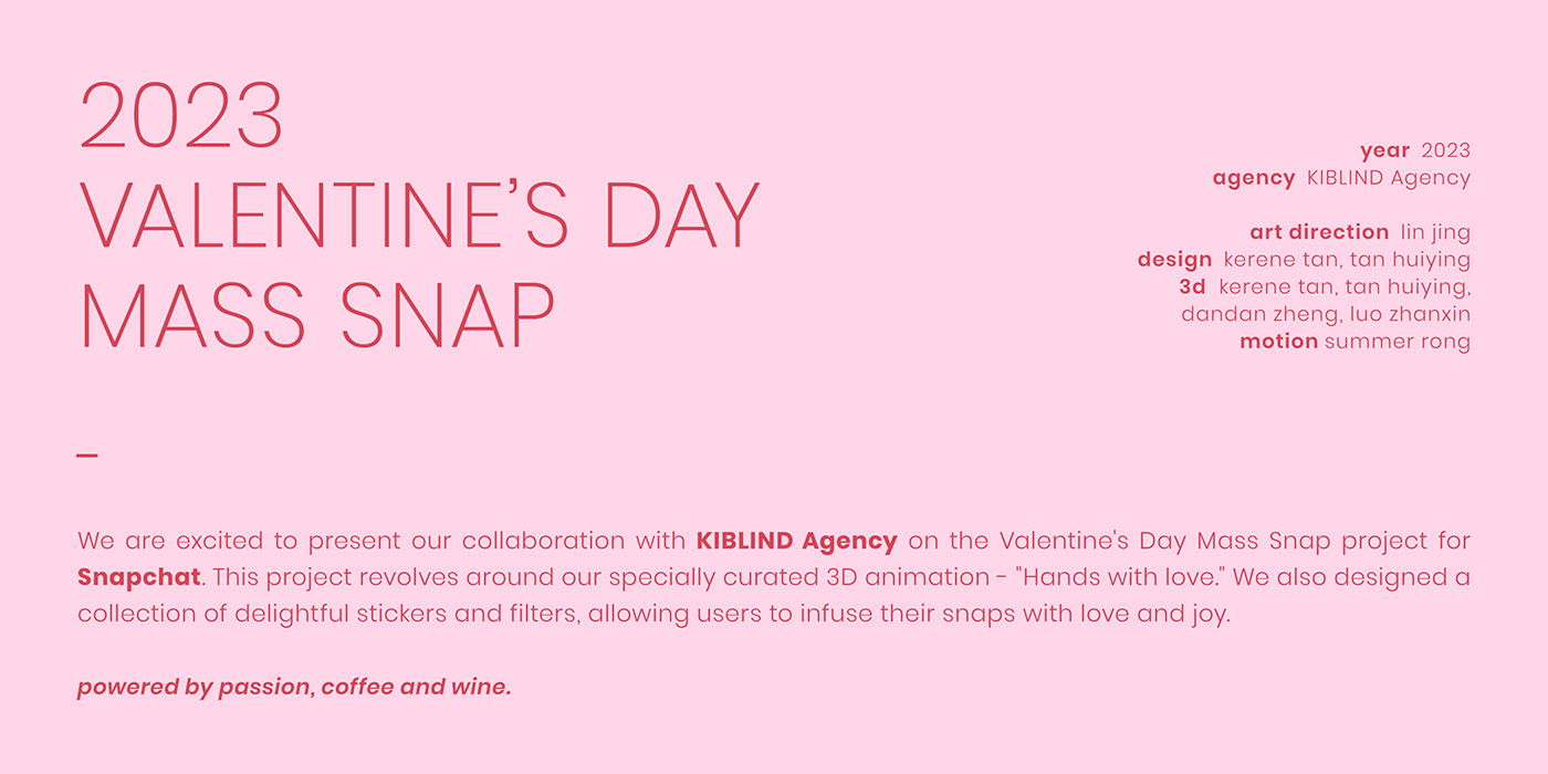Social media post Valentine's Day 3d animation Love snapchat 3D illustration masssnap storyboard
