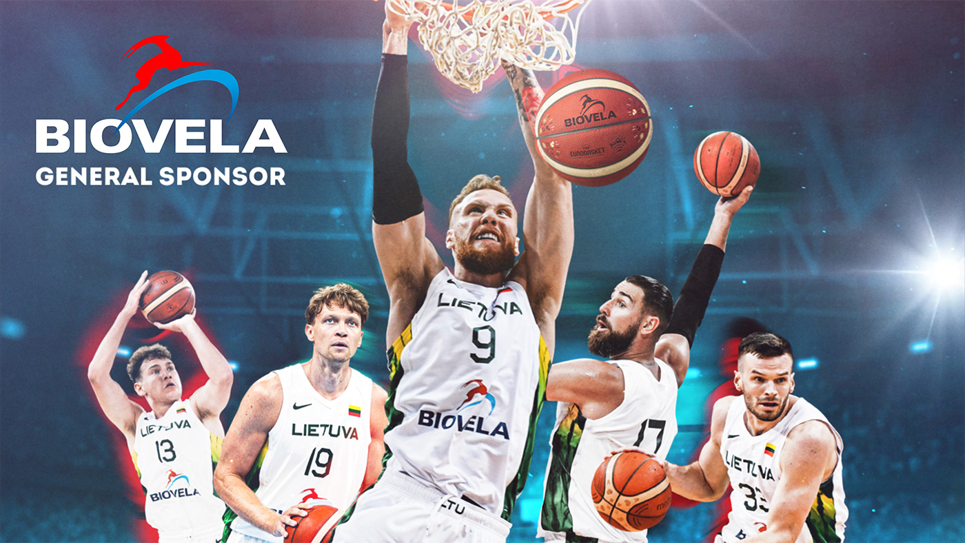 lithuania basketball fiba animation  motion graphics  team WorldCup ad Biovela tv