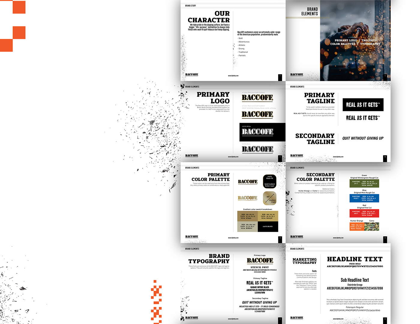 brand book Style Guide Booklet presentation portfolio guidelines branded Layout