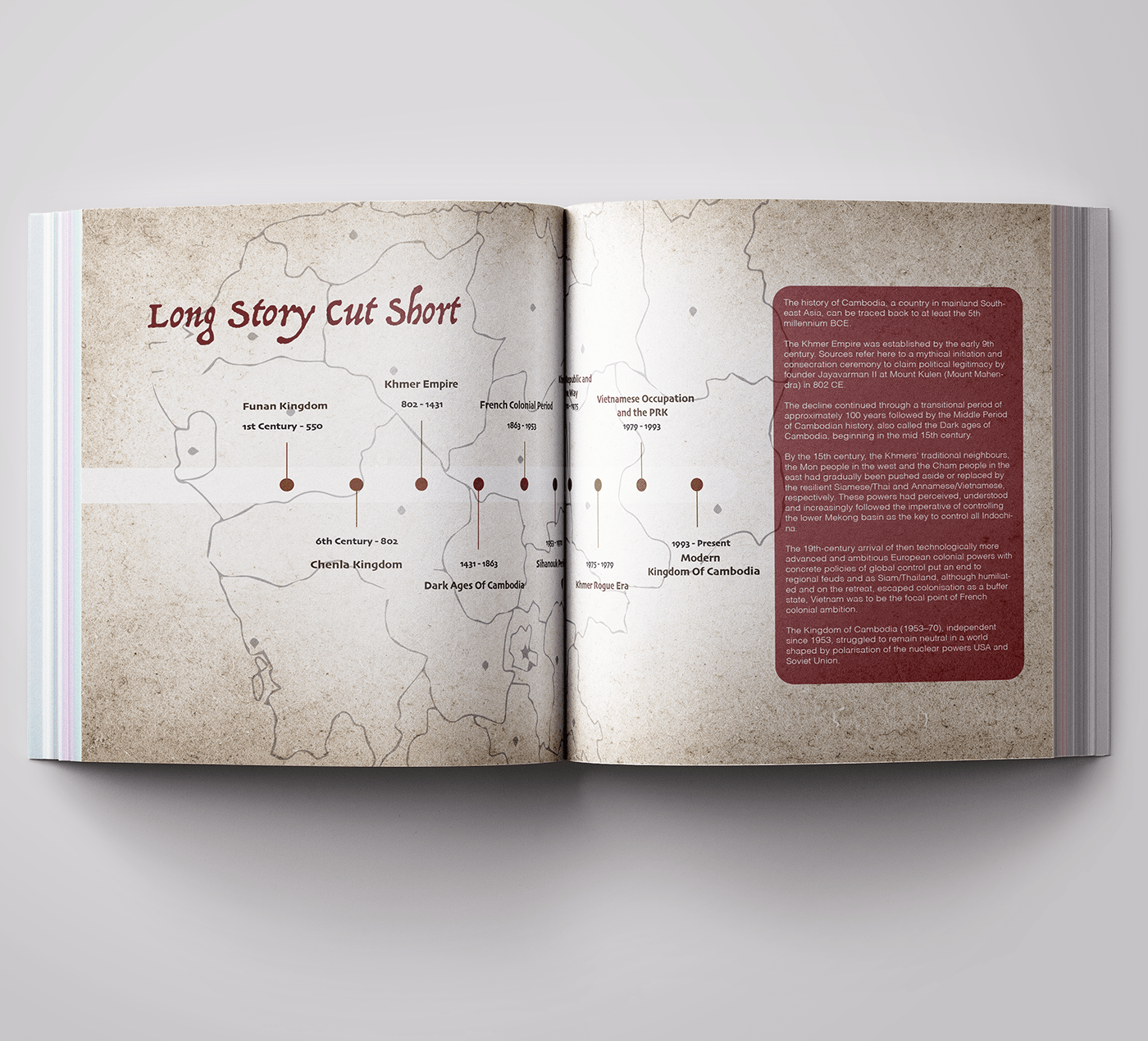 Cambodia book page Layout design page layout magazine editorial Editor coffee table