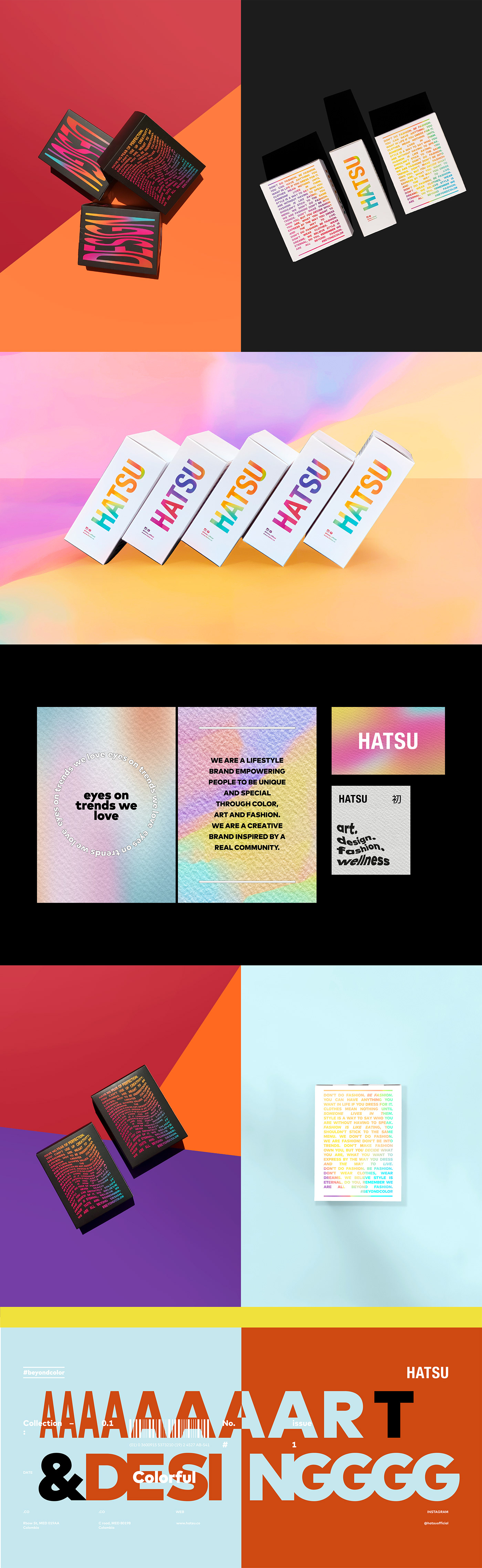 gradients Hatsu oddity Packaging Space  tea brand identity Lgtbiq+ Logotype packaging design
