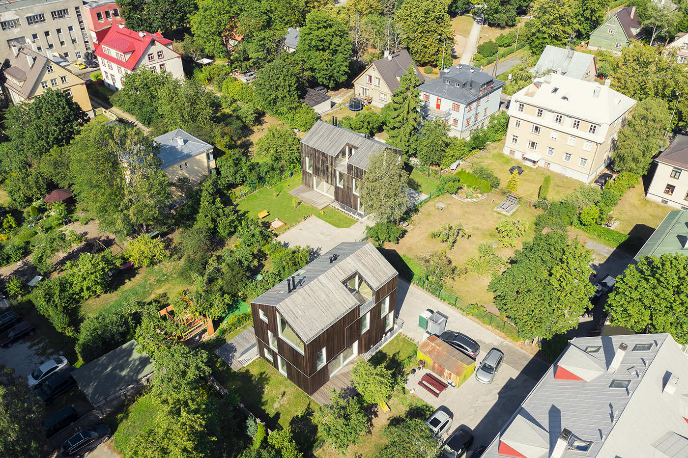 architecture Tallinn Estonia residential Aerial Interior Photography real estate garden arquitectura