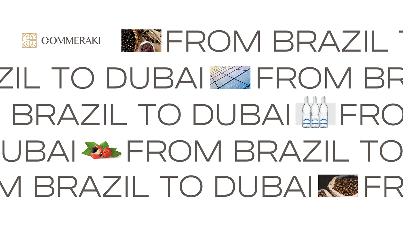 dubai logo trade visual identity brand identidade visual International
