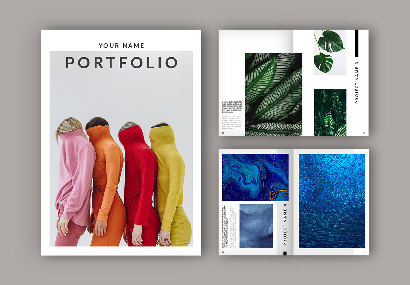 template assets minimalist portfolio print minimal Photography  design clean modern