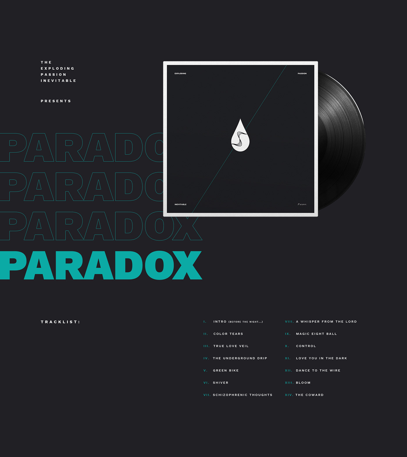 exploding passion inevitable Paradox music DIY postpunk coldwave noisy art direction 