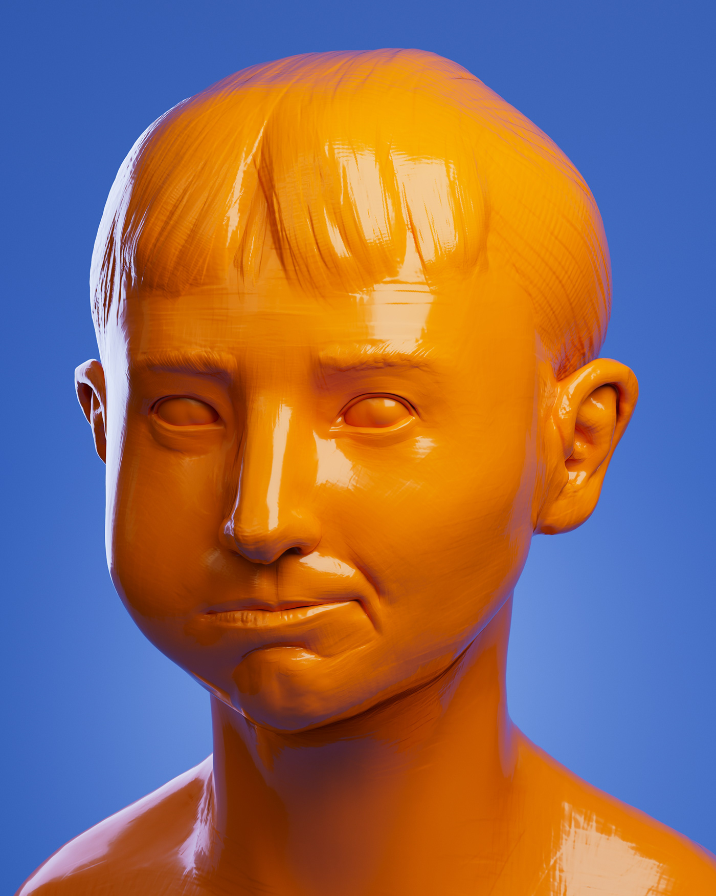 human face Digital Art  artwork 3D arnold Maya Zbrush speedsculpt Practice charakter