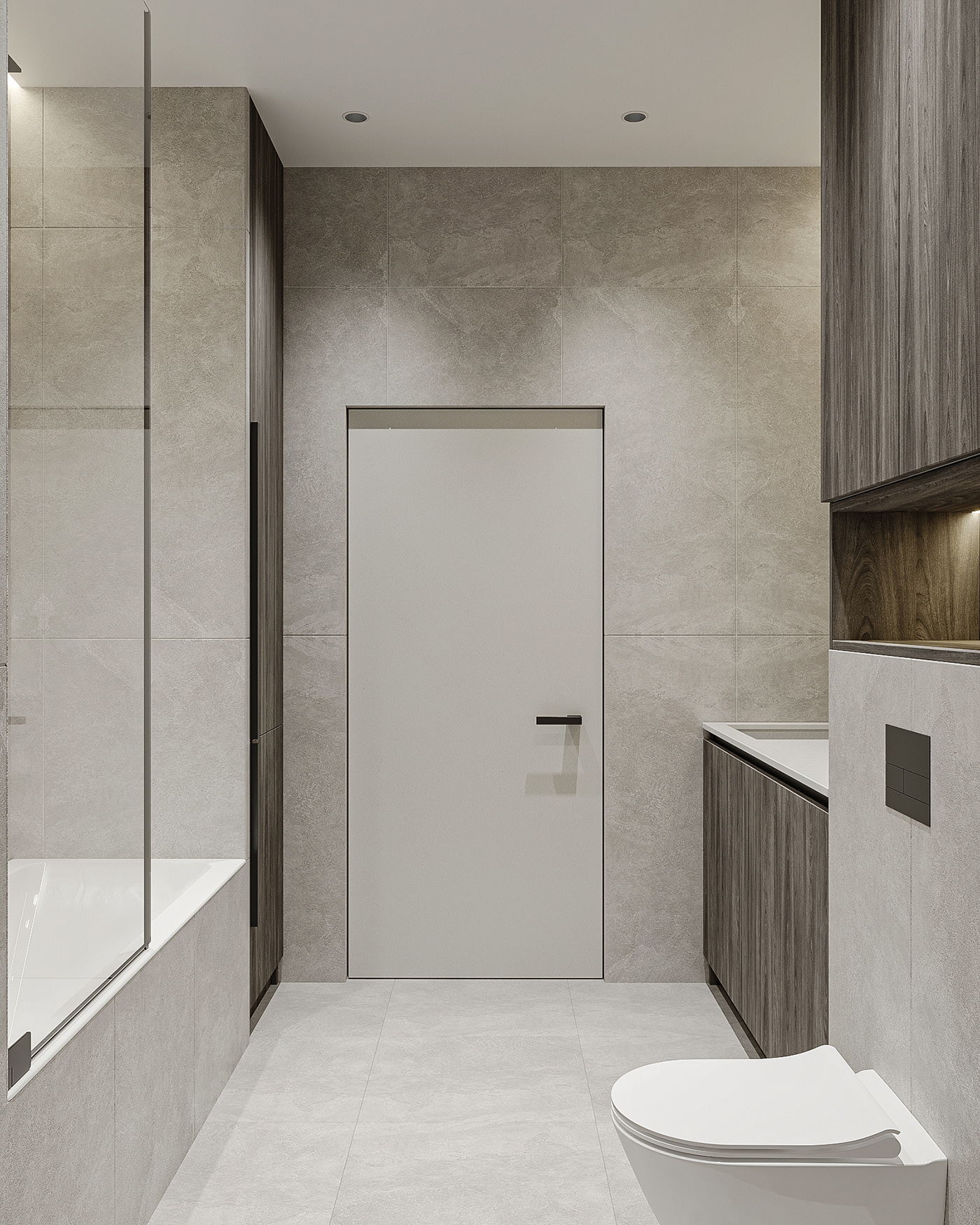 3ds max archviz bathroom CGI corona Interior interior design  Minimalism minimalistic Render