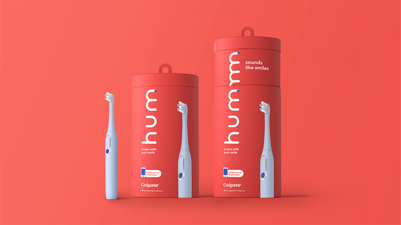 Brand Design brand strategy branding  colgate consumer electronics electric toothbrush hum Packaging personal care visual identity