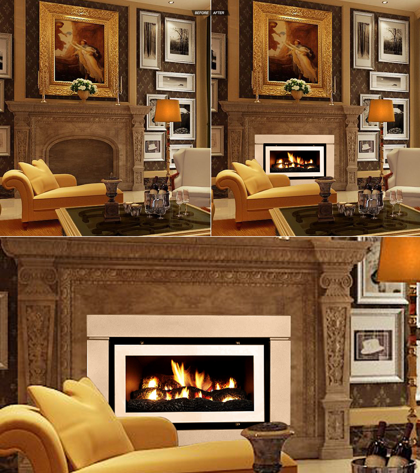 retouching  photoshop Photography  real estate pictures Photo Retouching f1digitals interiour Editing 