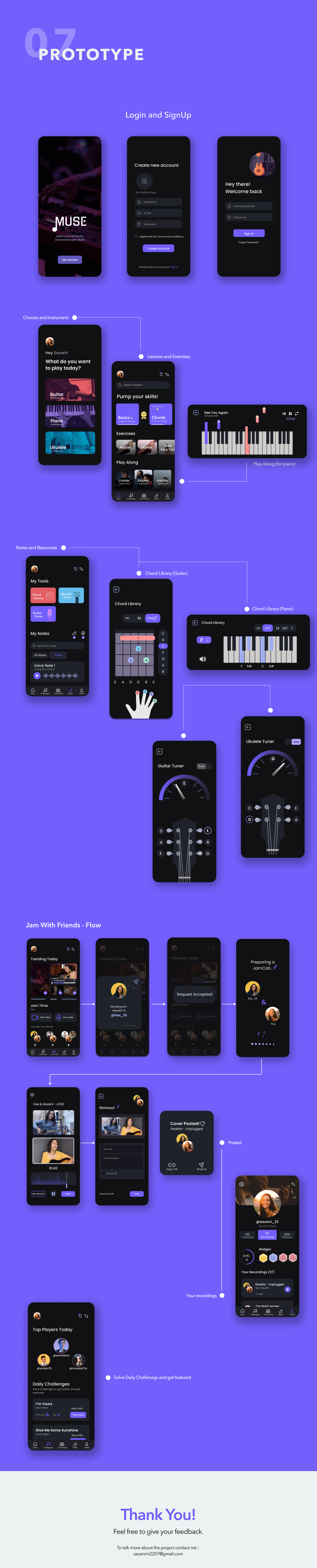 Case Study darkmode Mobile app music Musical musicalinstruments UI ui design uiuxdesign UX design