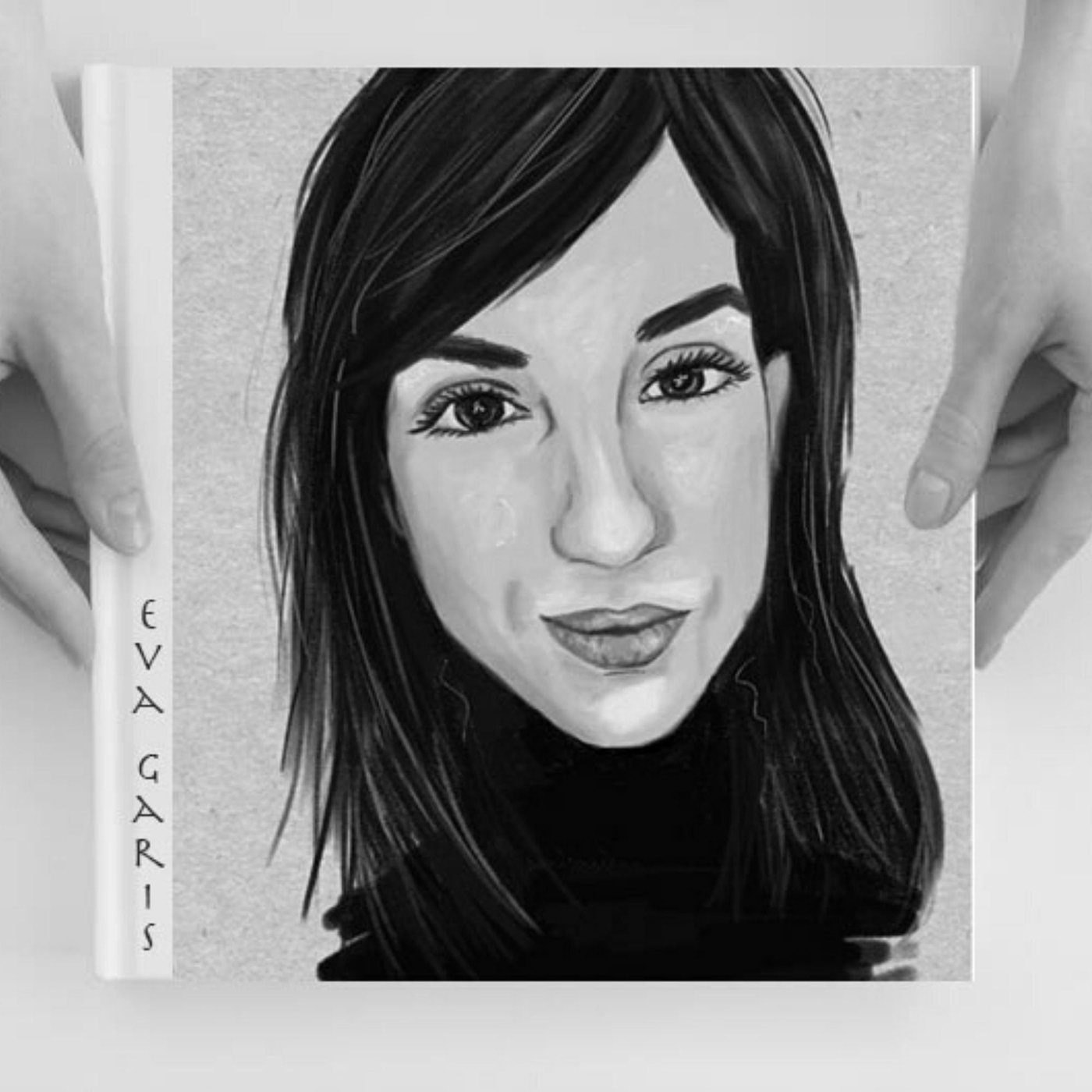 artist Digital Art  EVA GARIS ILLUSTRATION  Illustrator painting   self portrait Spanish illustrator