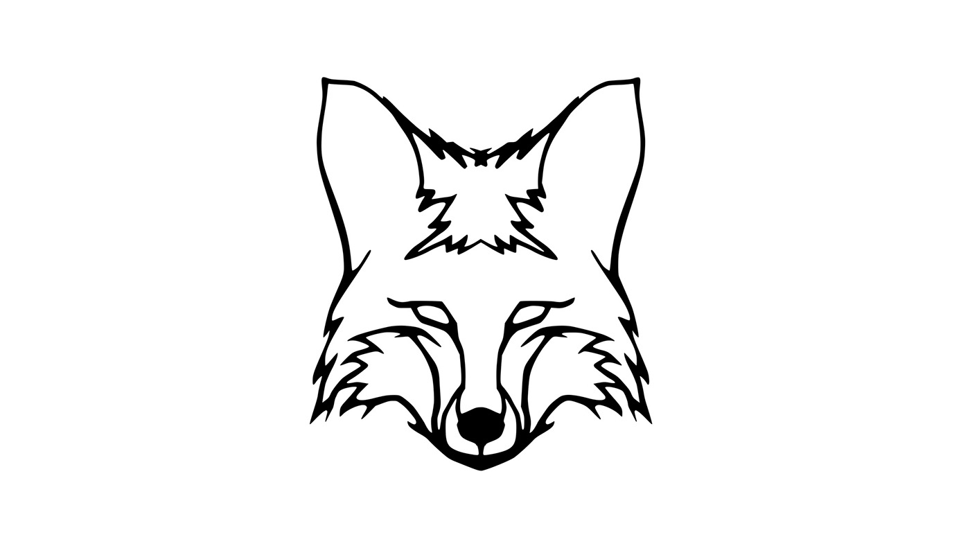 FOX animal simple minimal