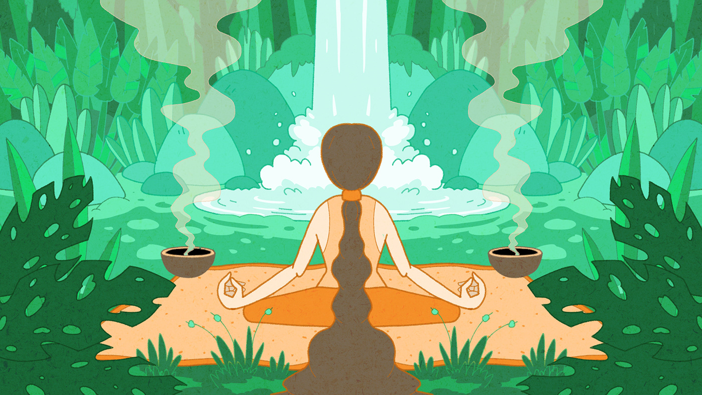animation  Mindfullnes Yoga