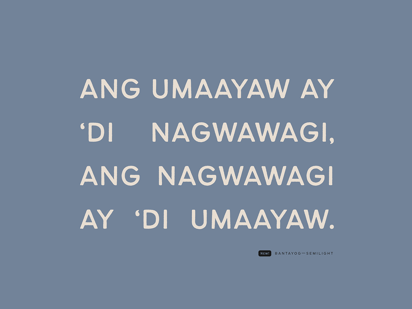 Display filipino font philippines rough sans serif Bantayog Free font Typeface Baybayin
