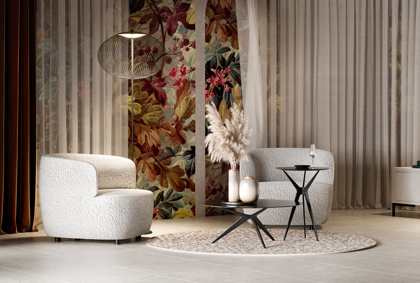 art direction  decor interior design  Japandi set design  staging contemporary elegant luxury modern