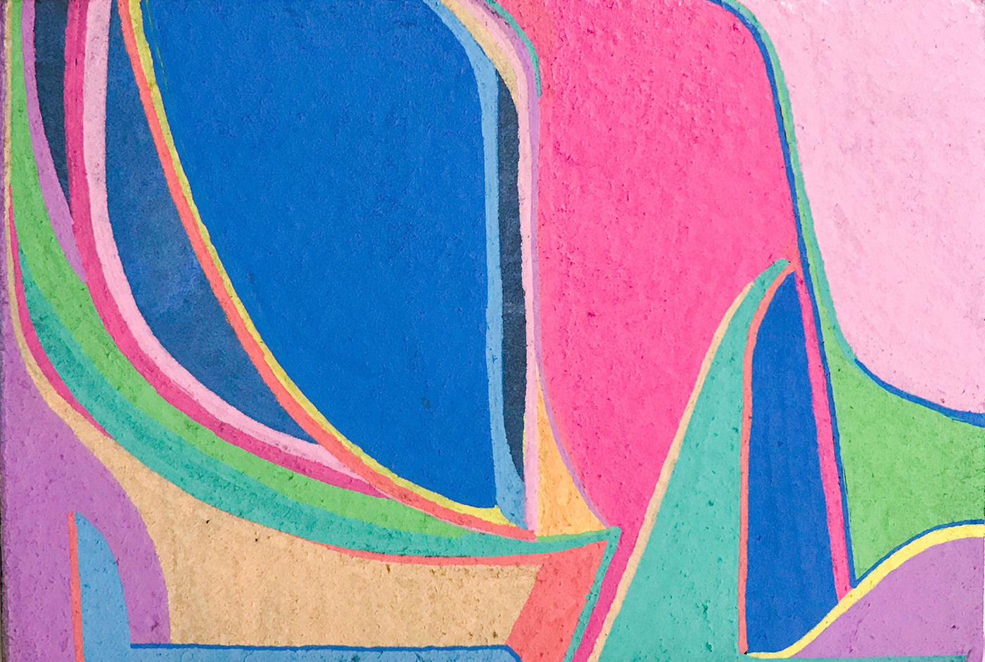 rainbow abstract abstract acrylic bold cochransarah colorful geometric Miniature molotow paint markers painting   Posca sarah cochran sarah cochran studios Seattle artist vibrant vivid