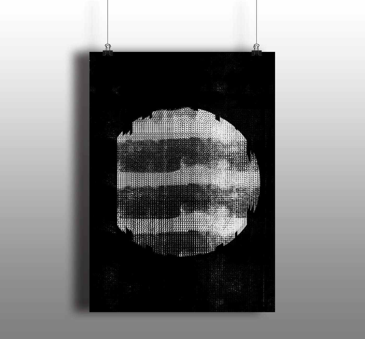 Space  abstract moon Morphology poster affiche afiche print print design  cartel