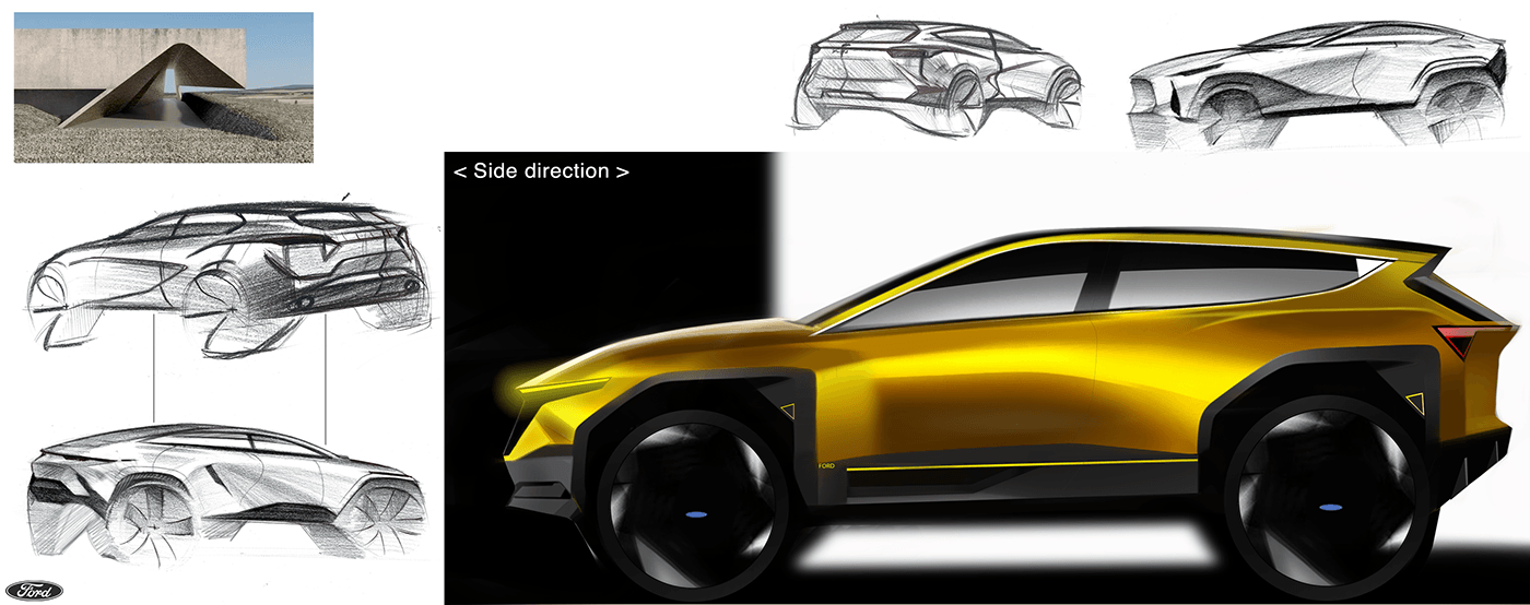 automotive   blender car design Automotive design pforzheim university