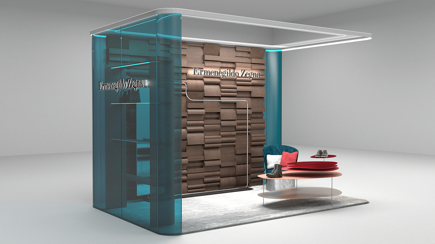 brand communication interior design  luxury Retail Retail design setting visual Visual Merchandising ermenegildo zegna