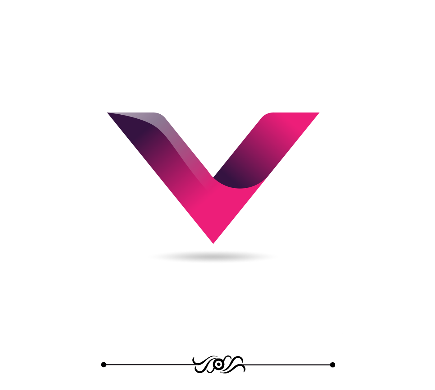 3d gradient logo