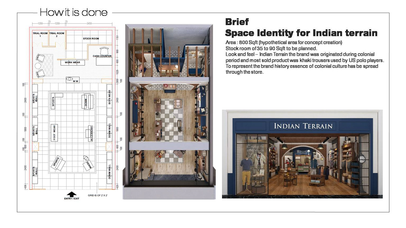 Indian terrain  Interior interior design  Retail design Space design store design store interior