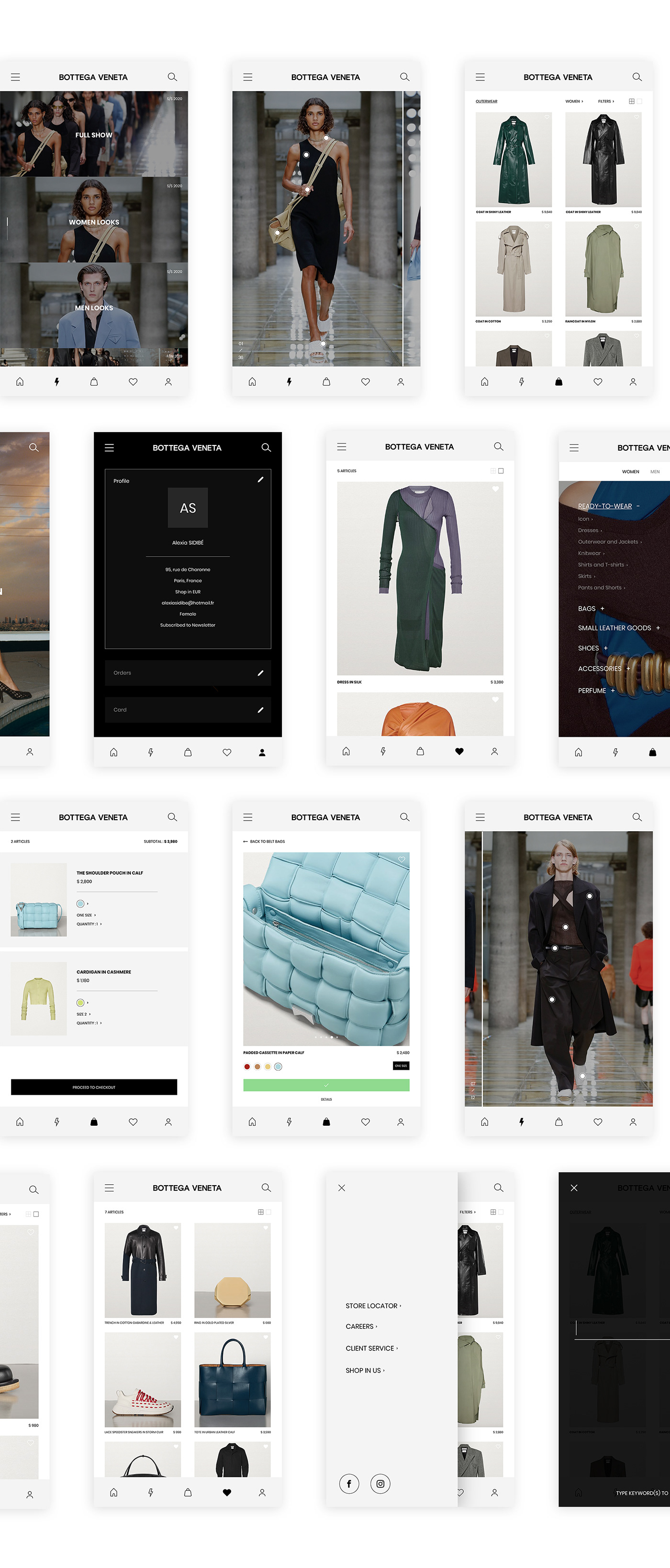 art direction  identity visual identity redesign UI ux Webdesign luxe Fashion 