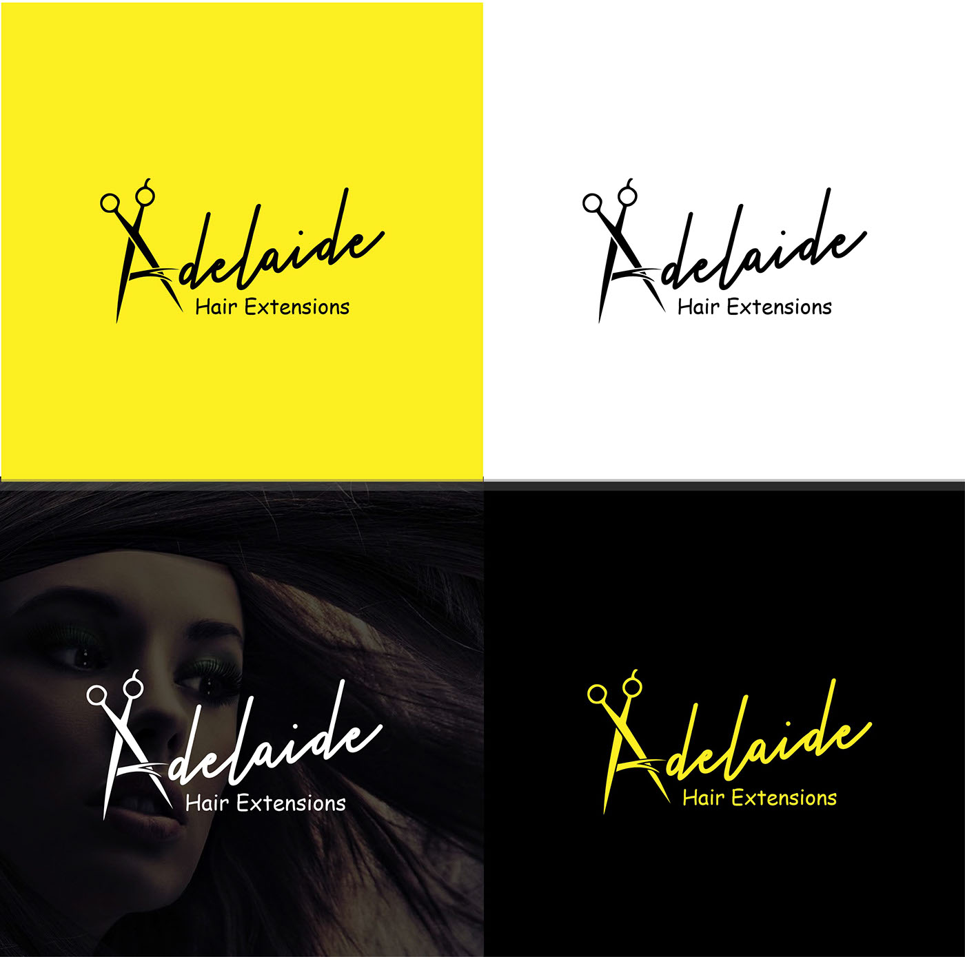 hair adelaide logo Logo Design salon salon logo graphic design  creative