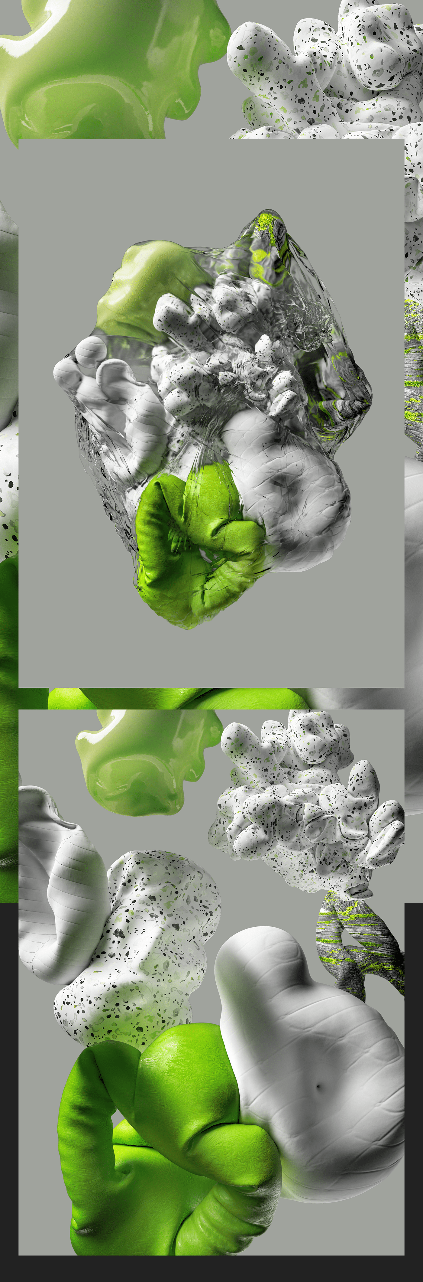 3d abstract abstract blender Digital Art  houdini Illustrator organic photoshop