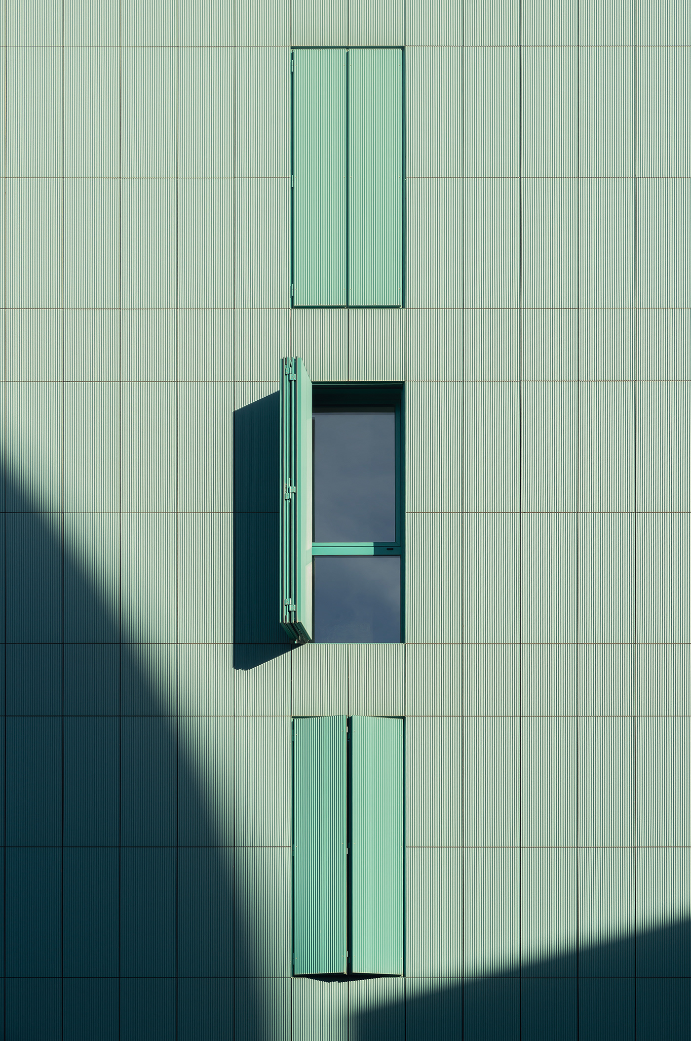architecture arquitectura blue green minimal spain train train station urban geometry windows
