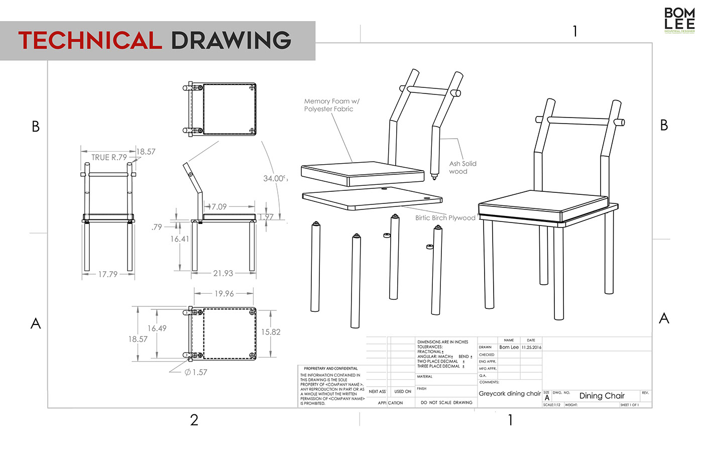 dining chair furniture industrial design  cad branding  manufacture interior design 
