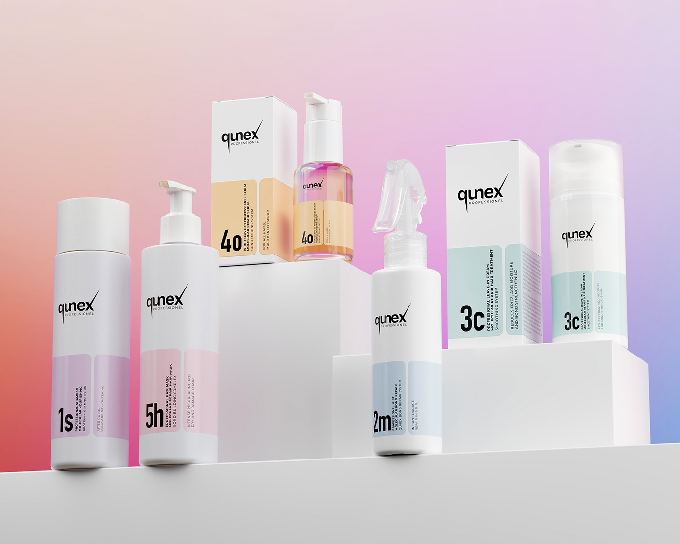 cosmetics packaging shampoo skincare haircare