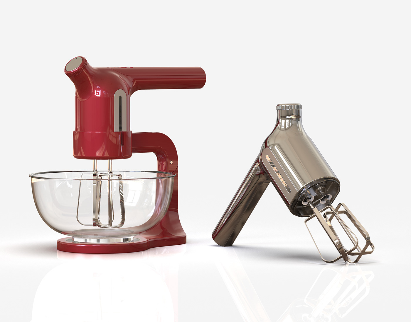 mixer blender kitchen Solidworks keyshot handheld Stand bauhaus