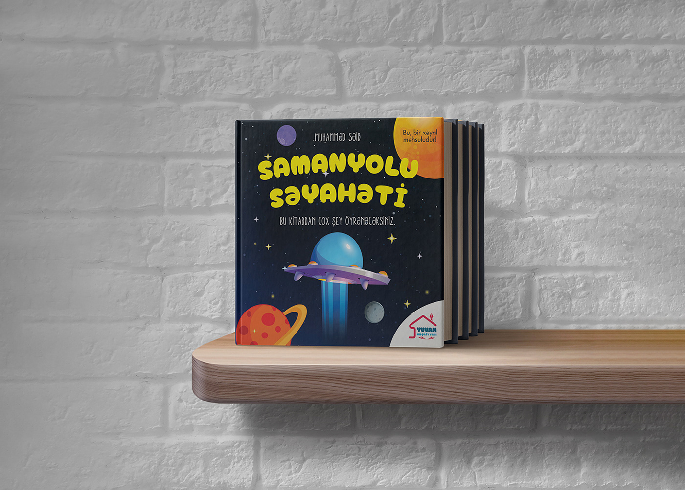 bookcover Kidsbook astronaut hardcover Planets galaxy coverdesign editorialdesign astranaut   squarebook