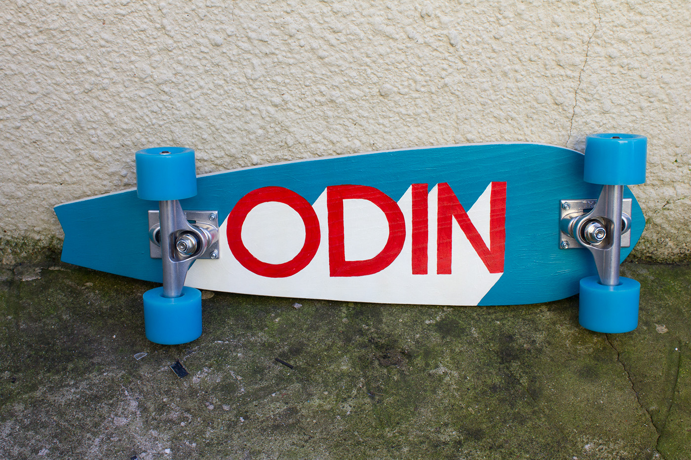 skate Odin skateboard custom letters Signwriting