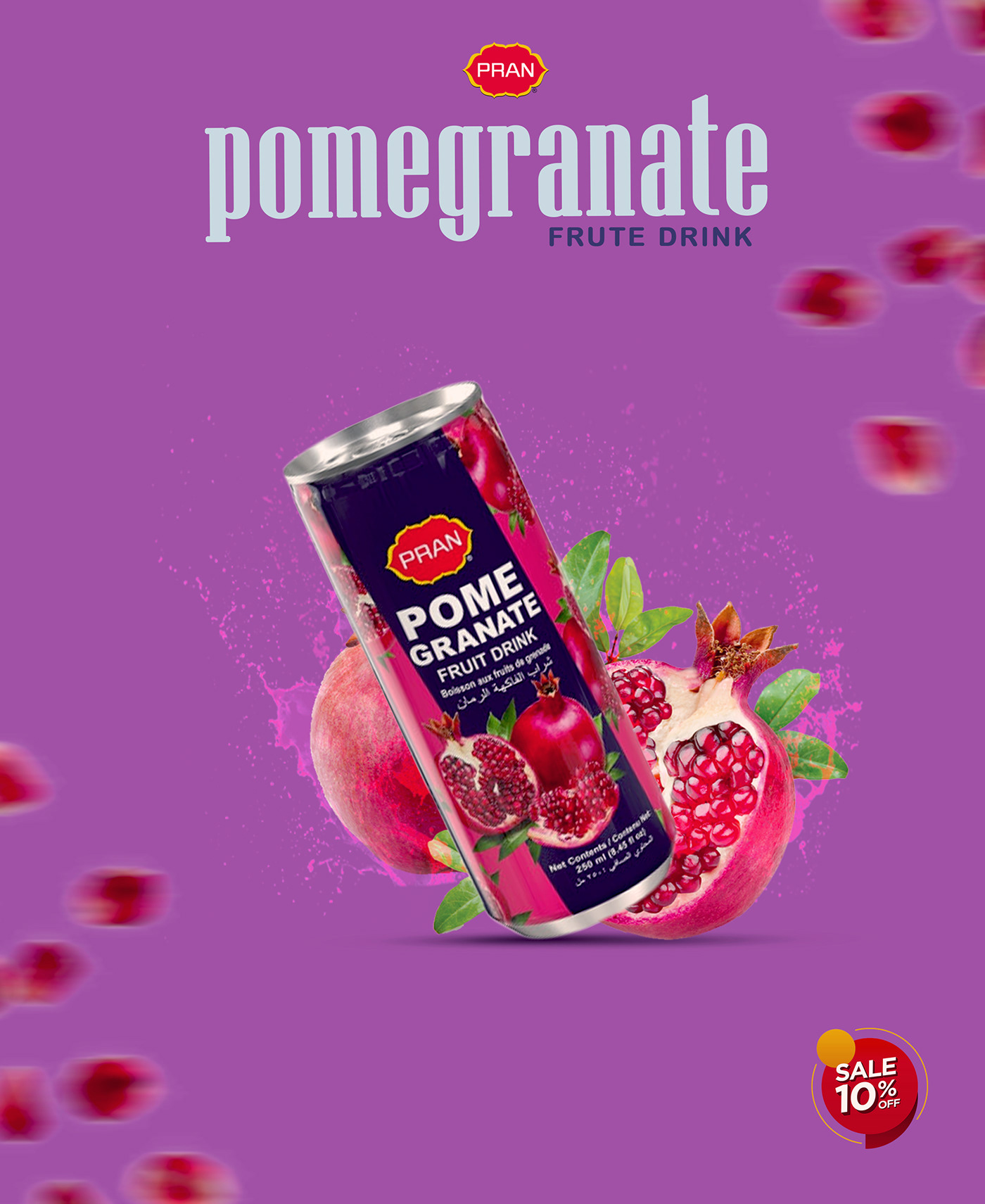drink colddrink juice Socialmedia design pomegranate pranfood