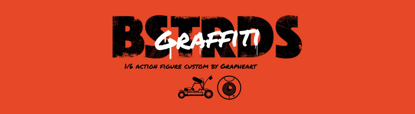 grapheart Customs Toys toys Designer toys robots Cyborg buggy Graffiti motors apocalyptic