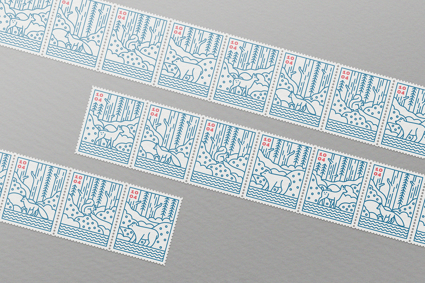 stamp stampdesign graphic Icon worlanimalday ILLUSTRATION 