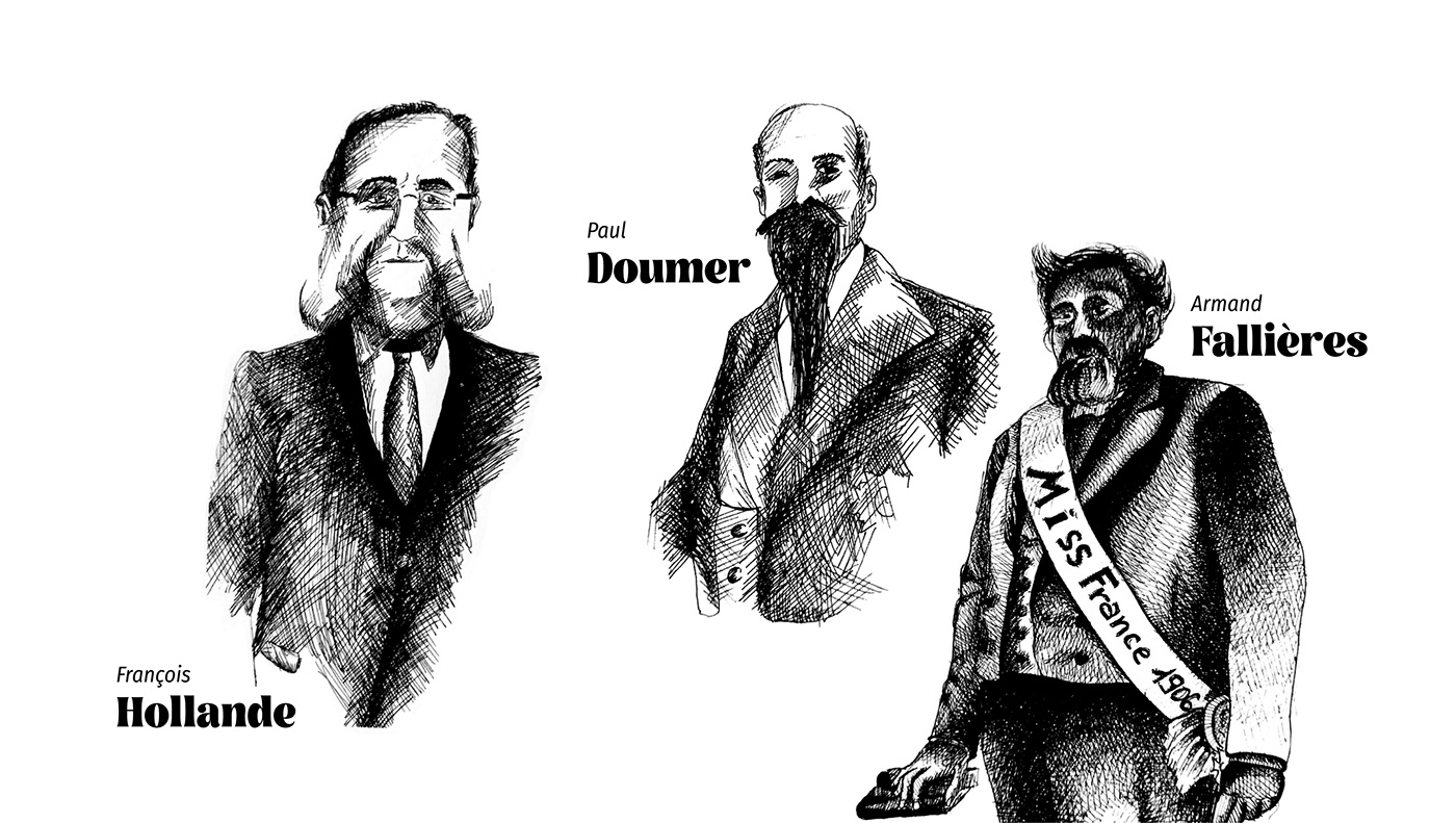 dessin ILLUSTRATION  caricature   presidents