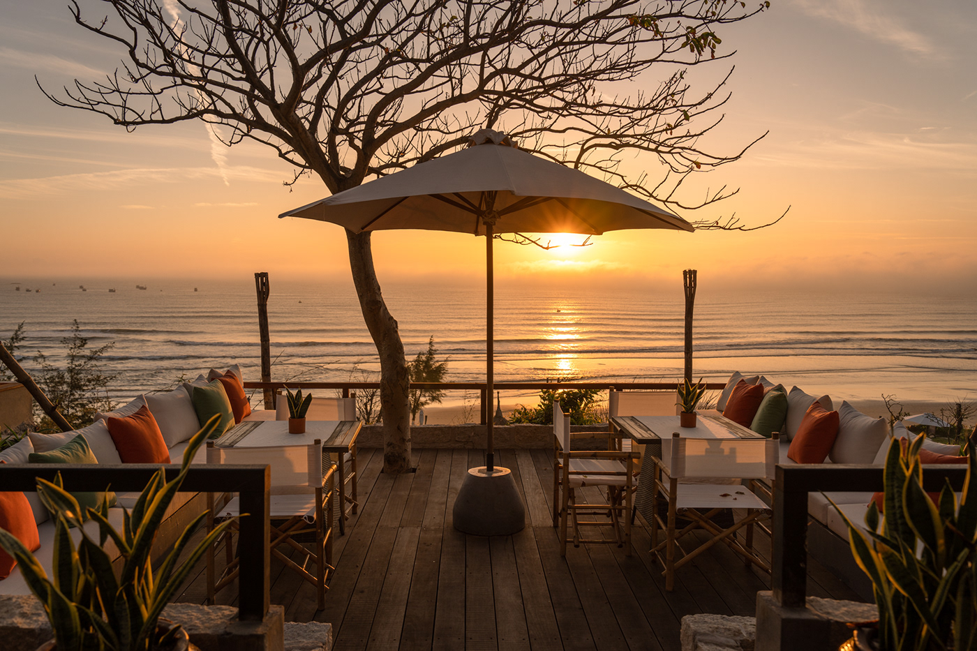 Outdoor resort beach restaurant Social media post