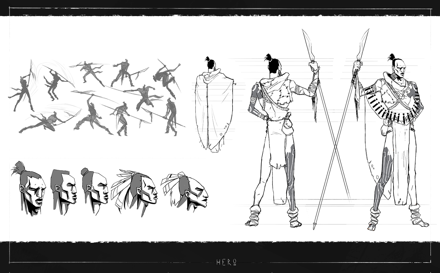 concept art Environment design Character design  heart of stone stone crystal cursed ILLUSTRATION  mayan inca