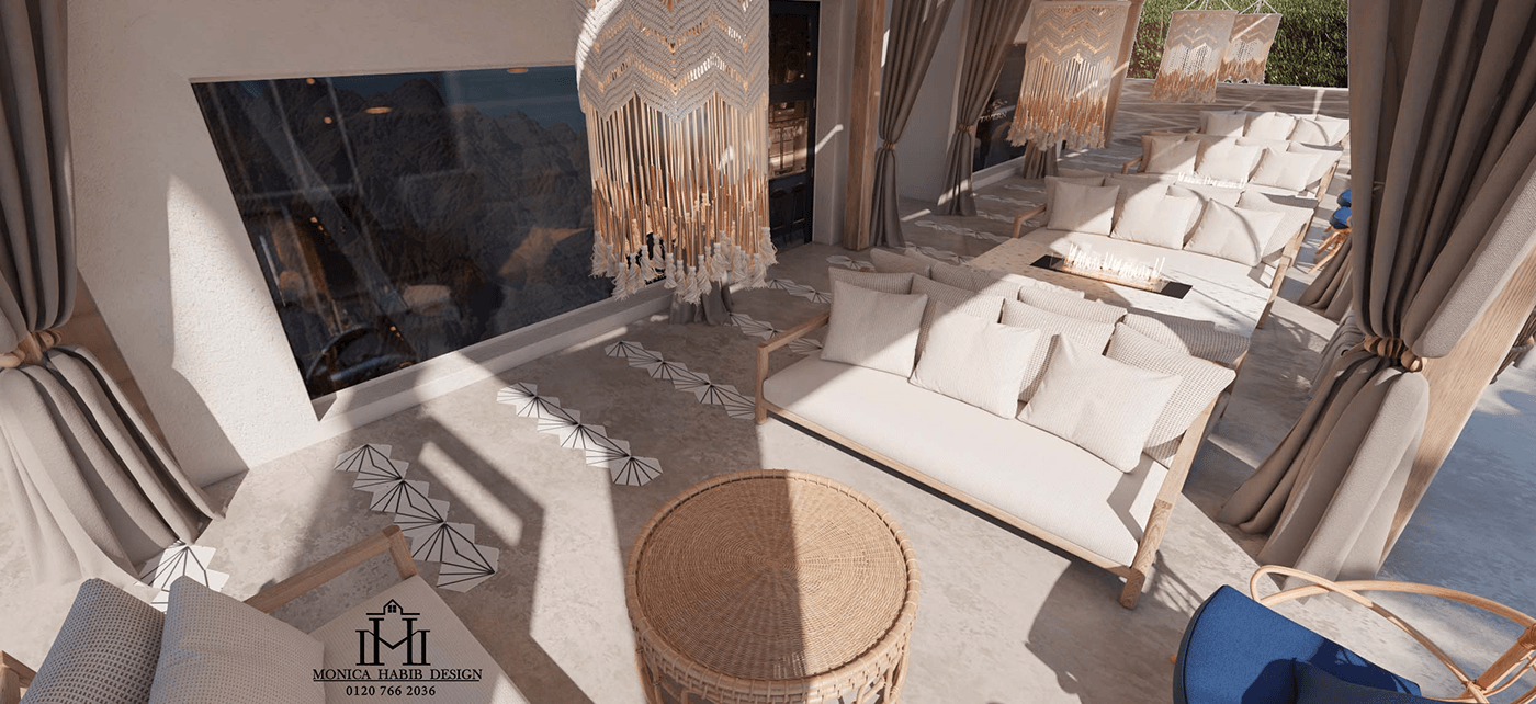 hotel lodge tourism restaurant MAX 3D architecture Render visualization vray